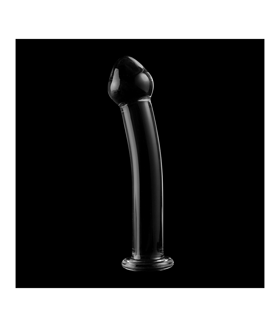 NEBULA SERIES BY IBIZA - MODEL 11 DILDO BOROSILICATE GLASS CLEAR 16 CM -O- 3 CM