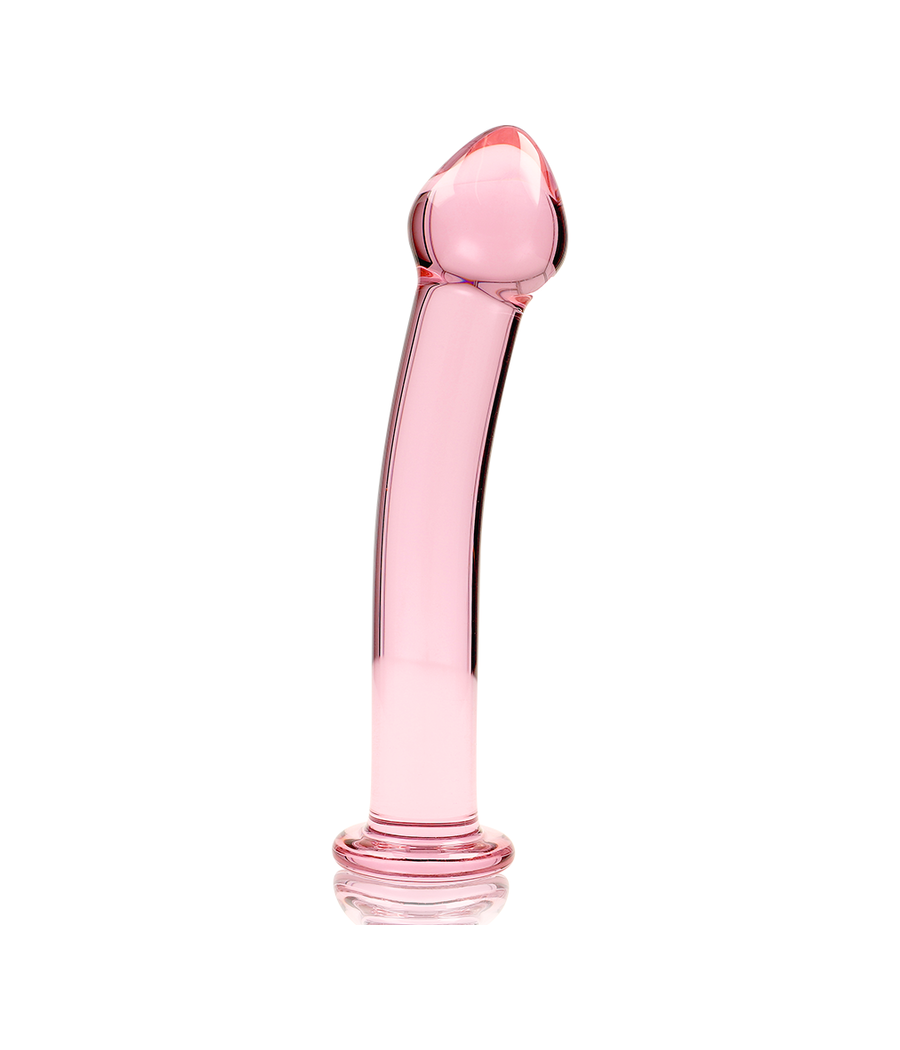 NEBULA SERIES BY IBIZA - MODÈLE 11 GODE EN VERRE BOROSILICATE ROSE 16 CM -O- 3 CM