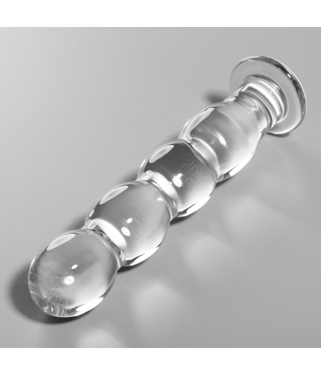 NEBULA SERIES BY IBIZA - MODELL 10 DILDO BOROSILIKATGLAS KLAR 16.5 CM -O- 3.5 CM