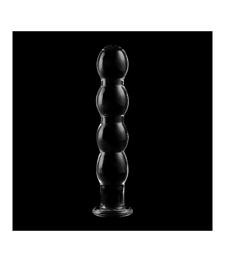 NEBULA SERIES BY IBIZA - MODÈLE 10 GODE EN VERRE BOROSILICATE CLAIR 16.5 CM -O- 3.5 CM