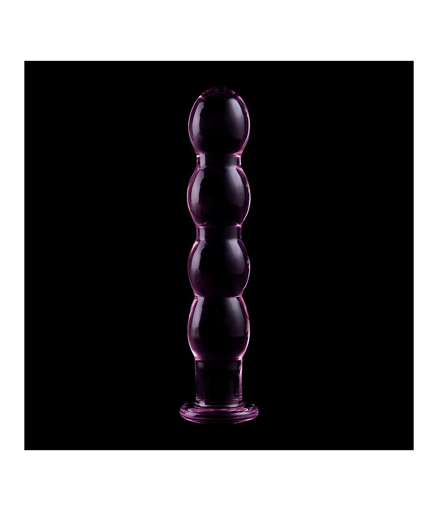 NEBULA SERIES BY IBIZA - MODELO 10 DILDO CRISTAL ROSA 16.5 CM -O- 3.5 CM