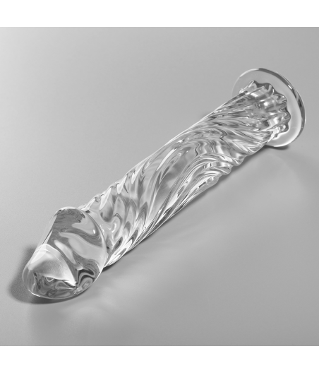 NEBULA SERIES BY IBIZA - MODELO 12 DILDO CRISTAL TRANSPARENTE 17 CM -O- 3.5 CM