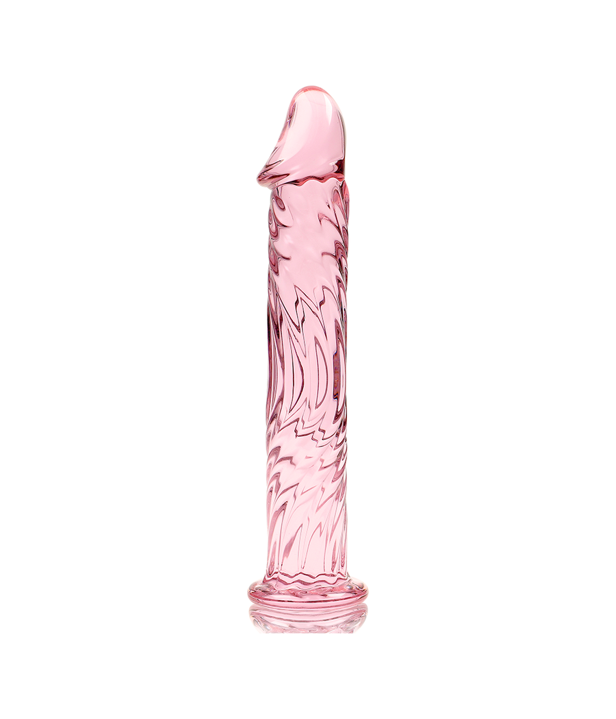 NEBULA SERIES BY IBIZA - MODEL 12 DILDO BOROSILICATE GLASS PINK 17 CM -O- 3.5 CM