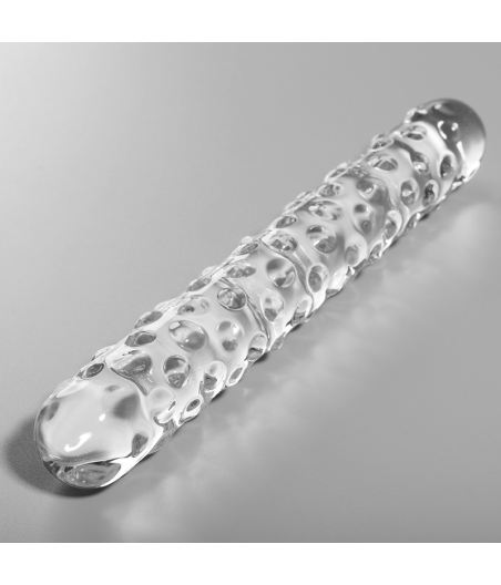 NEBULA SERIES BY IBIZA - MODELO 15 DILDO VIDRO BOROSILICADO TRANSPARENTE 18.5 CM -O- 3 CM