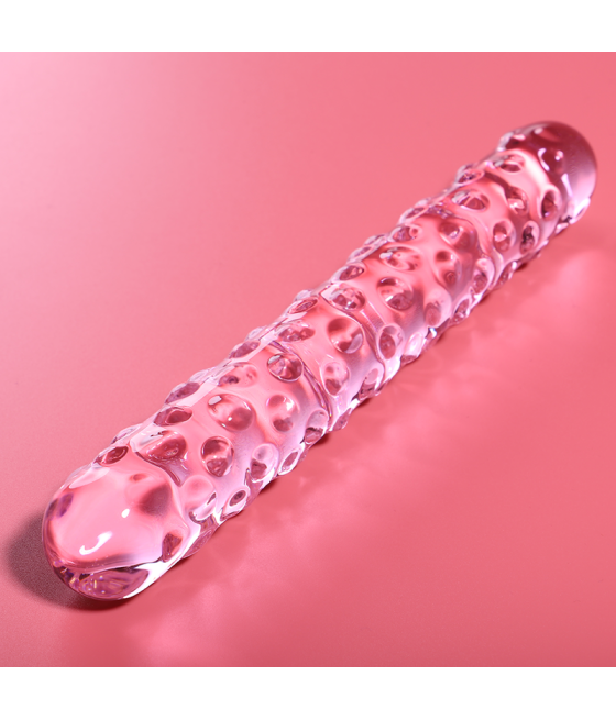 NEBULA SERIES BY IBIZA - MODELL 15 DILDO BOROSILIKATGLAS ROSA 18.5 CM -O- 3 CM