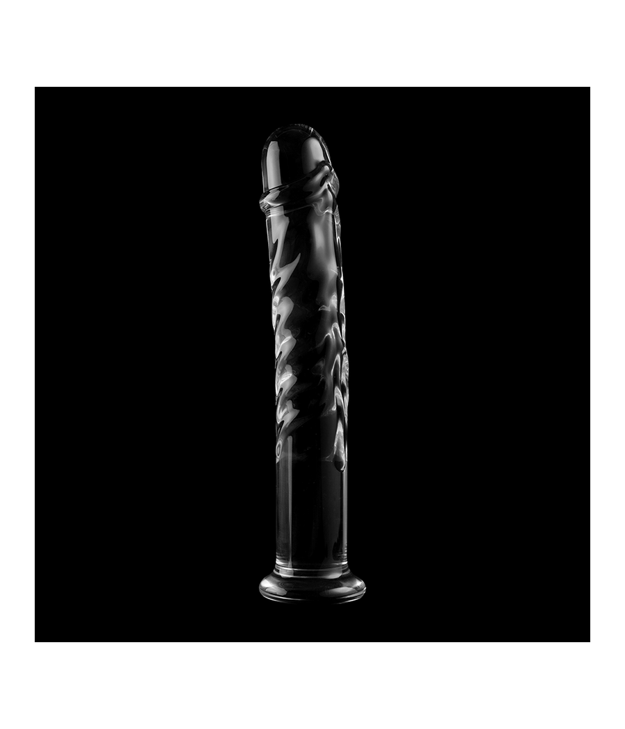 NEBULA SERIES BY IBIZA - MODÈLE 16 GODE EN VERRE BOROSILICATE CLAIR 18.5 CM -O- 3 CM