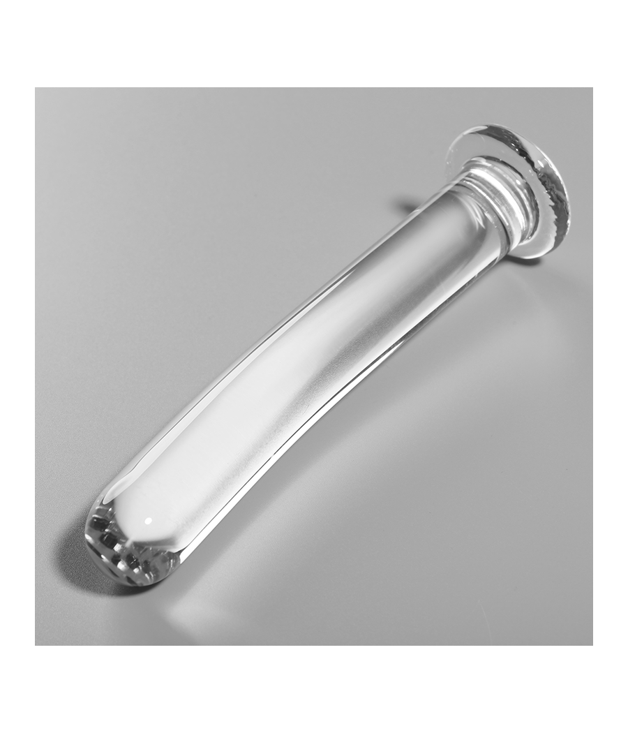 NEBULA SERIES BY IBIZA - MODELO 17 DILDO CRISTAL TRANSPARENTE 18.5 CM -O- 3 CM