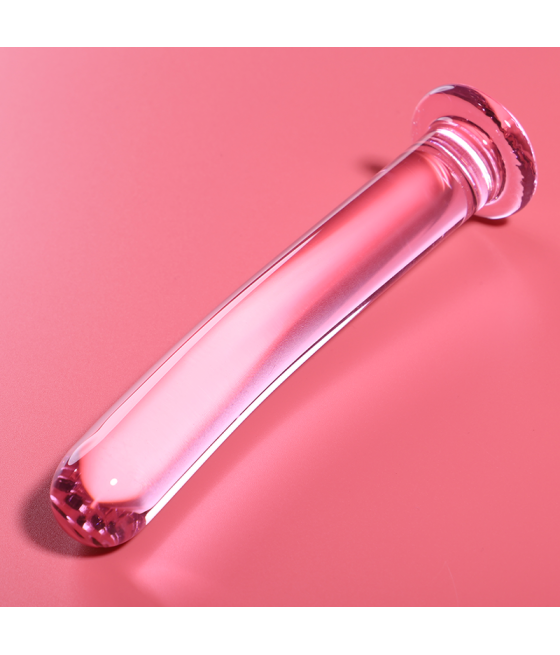 NEBULA SERIES BY IBIZA - MODELL 17 DILDO BOROSILIKATGLAS ROSA 18.5 CM -O- 3 CM