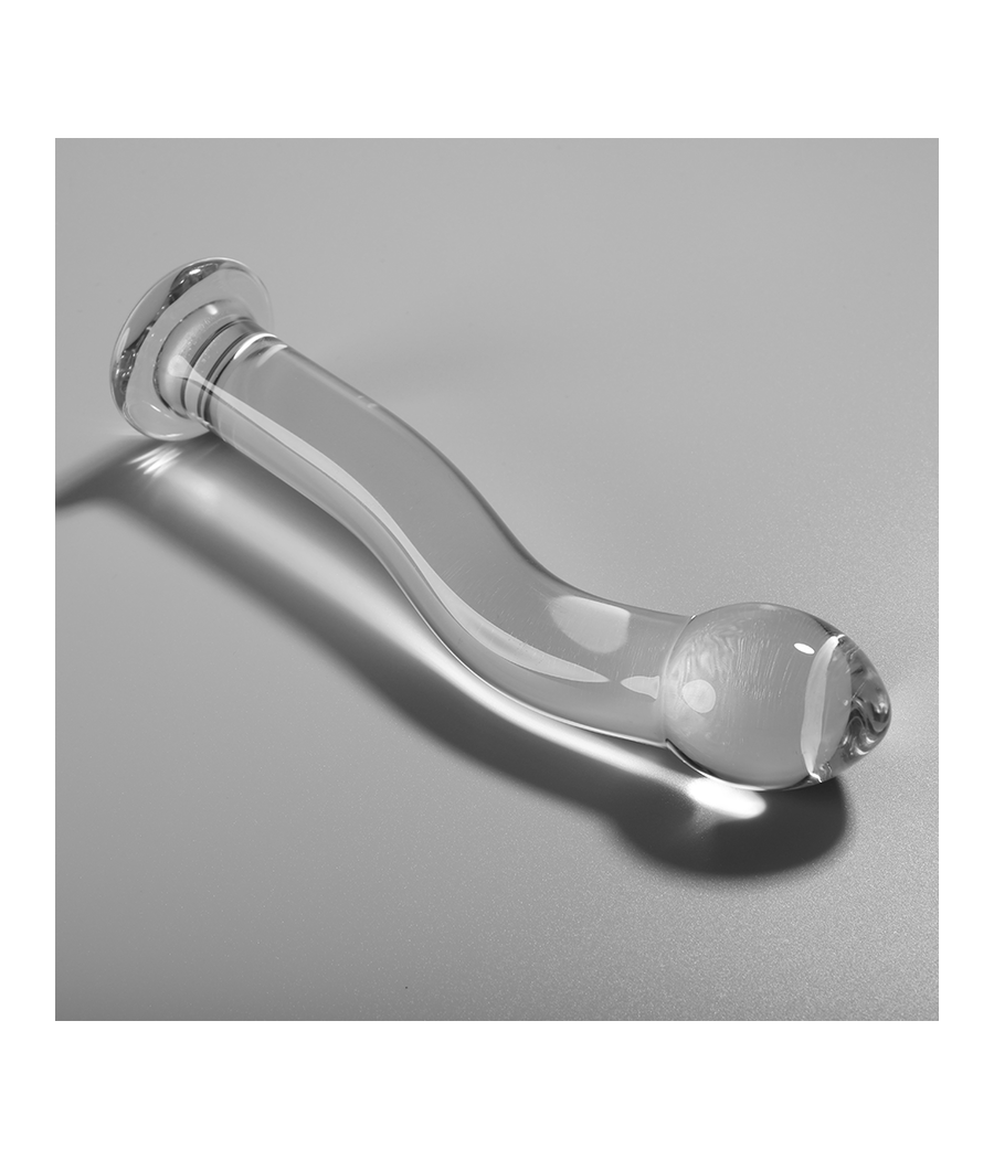 NEBULA SERIES BY IBIZA - MODELO 18 DILDO CRISTAL TRANSPARENTE 18.5 CM -O- 3.5 CM