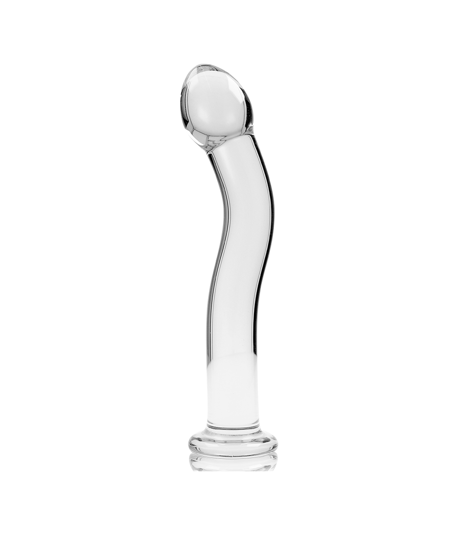 NEBULA SERIES BY IBIZA - MODELL 18 DILDO BOROSILIKATGLAS KLAR 18.5 CM -O- 3.5 CM