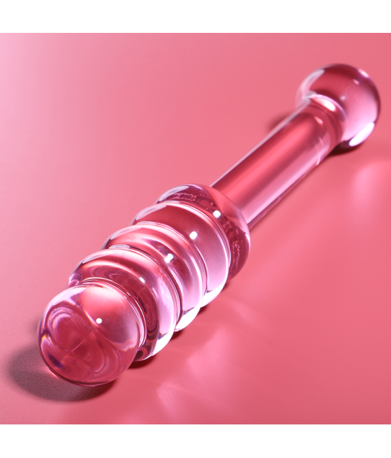 NEBULA SERIES BY IBIZA - MODELL 20 DILDO BOROSILIKATGLAS ROSA 20.5 CM -O- 3 CM