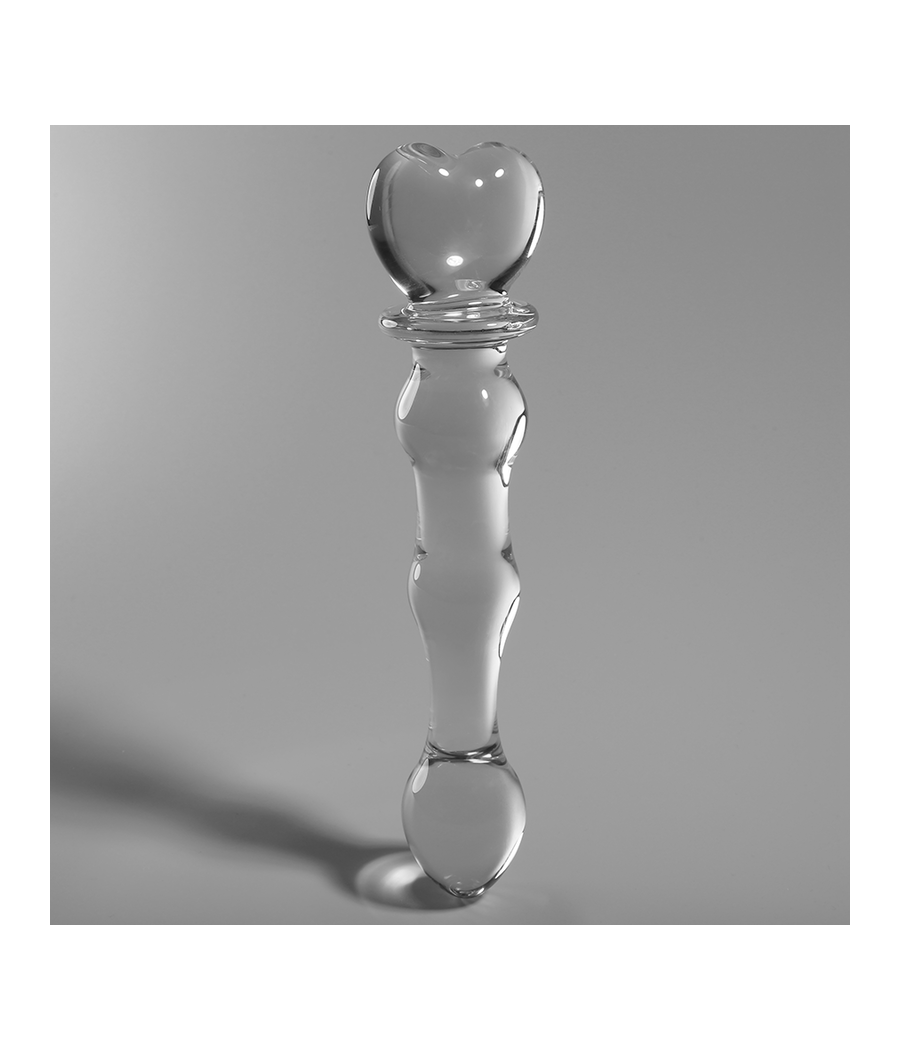 NEBULA SERIES BY IBIZA - MODELL 21 DILDO BOROSILIKATGLAS KLAR 20.5 CM -O- 3.5 CM