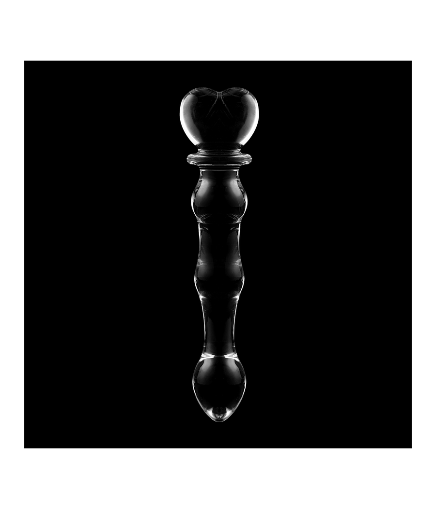 NEBULA SERIES BY IBIZA - MODELL 21 DILDO BOROSILIKATGLAS KLAR 20.5 CM -O- 3.5 CM