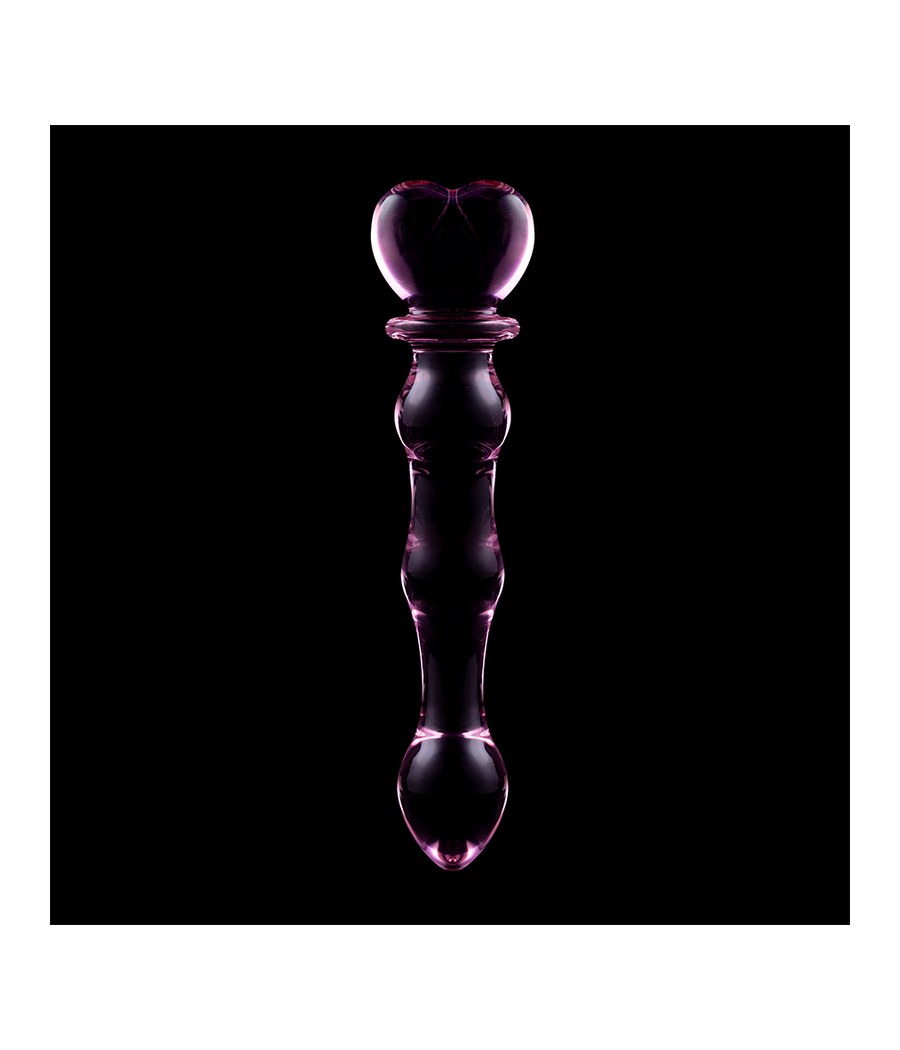 NEBULA SERIES BY IBIZA - MODELO 21 DILDO VIDRO BOROSILICADO ROSA 20.5 CM -O- 3.5 CM