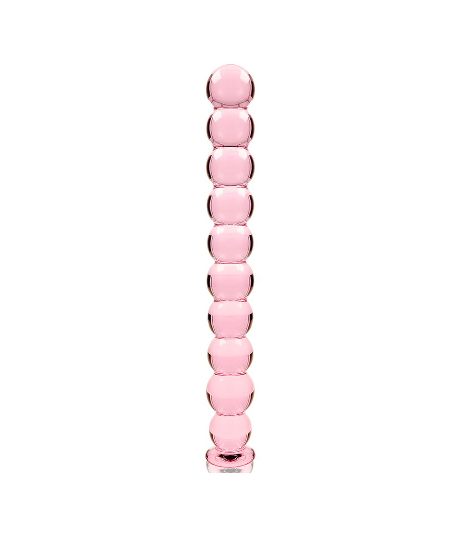 NEBULA SERIES BY IBIZA - MODELLO 22 DILDO IN VETRO BOROSILICATO ROSA 21.5 CM -O- 2.5 CM