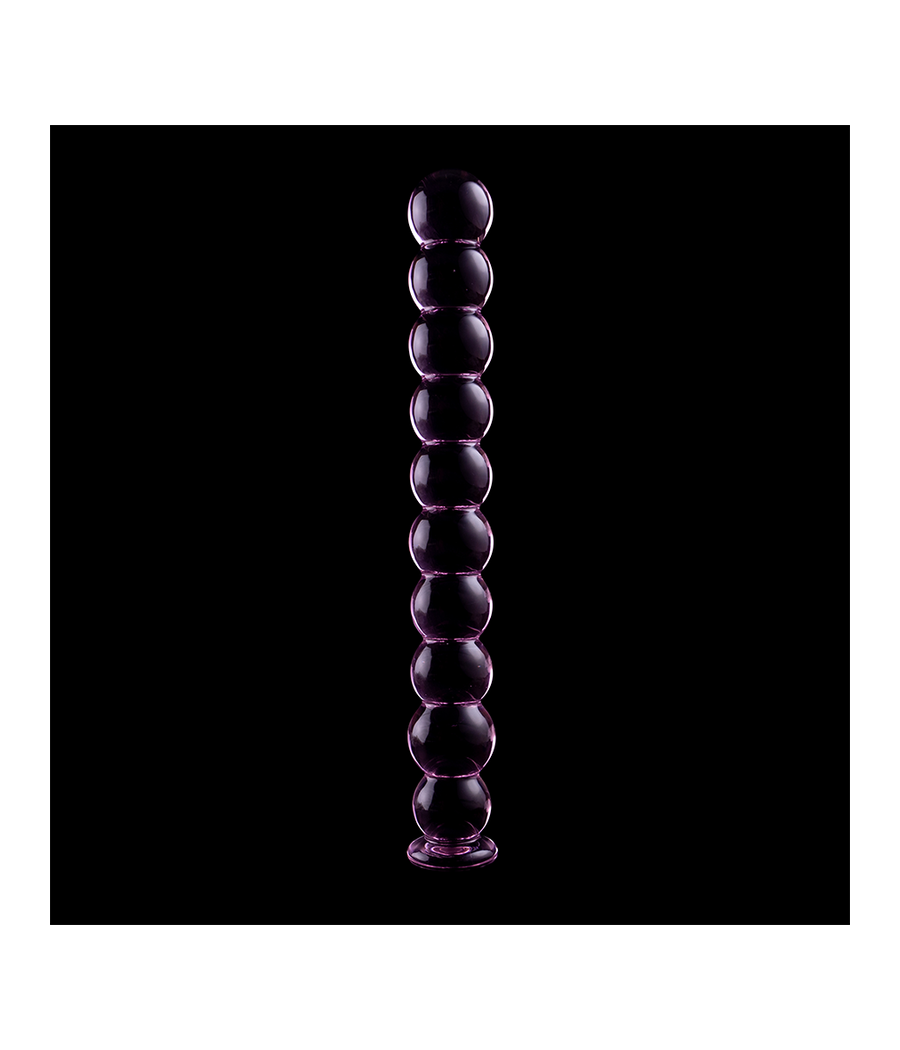 NEBULA SERIES BY IBIZA - MODELO 22 DILDO VIDRO BOROSILICADO ROSA 21.5 CM -O- 2.5 CM