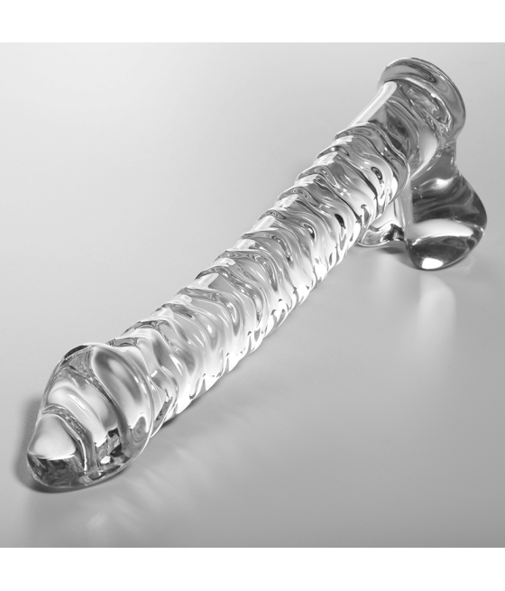 NEBULA SERIES BY IBIZA - MODELL 23 DILDO BOROSILIKATGLAS KLAR 21.5 CM -O- 4 CM