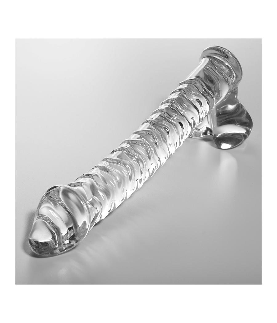 NEBULA SERIES BY IBIZA - MODELO 23 DILDO CRISTAL TRANSPARENTE 21.5 CM -O- 4 CM