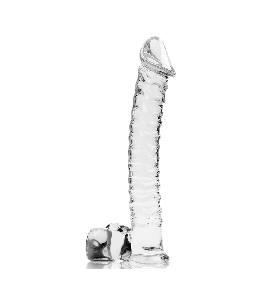 NEBULA SERIES BY IBIZA - MODELL 23 DILDO BOROSILIKATGLAS KLAR 21.5 CM -O- 4 CM