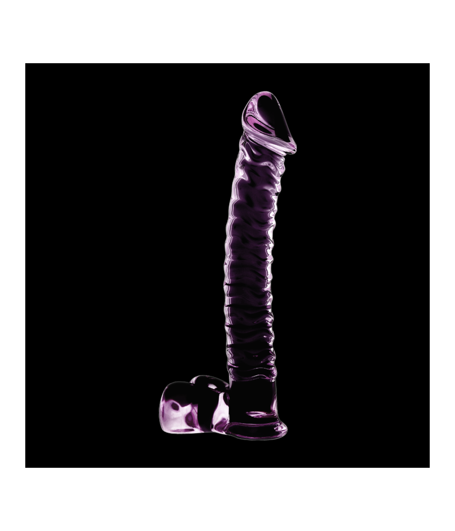 NEBULA SERIES BY IBIZA - MODELO 23 DILDO CRISTAL ROSA 21.5 CM -O- 4 CM