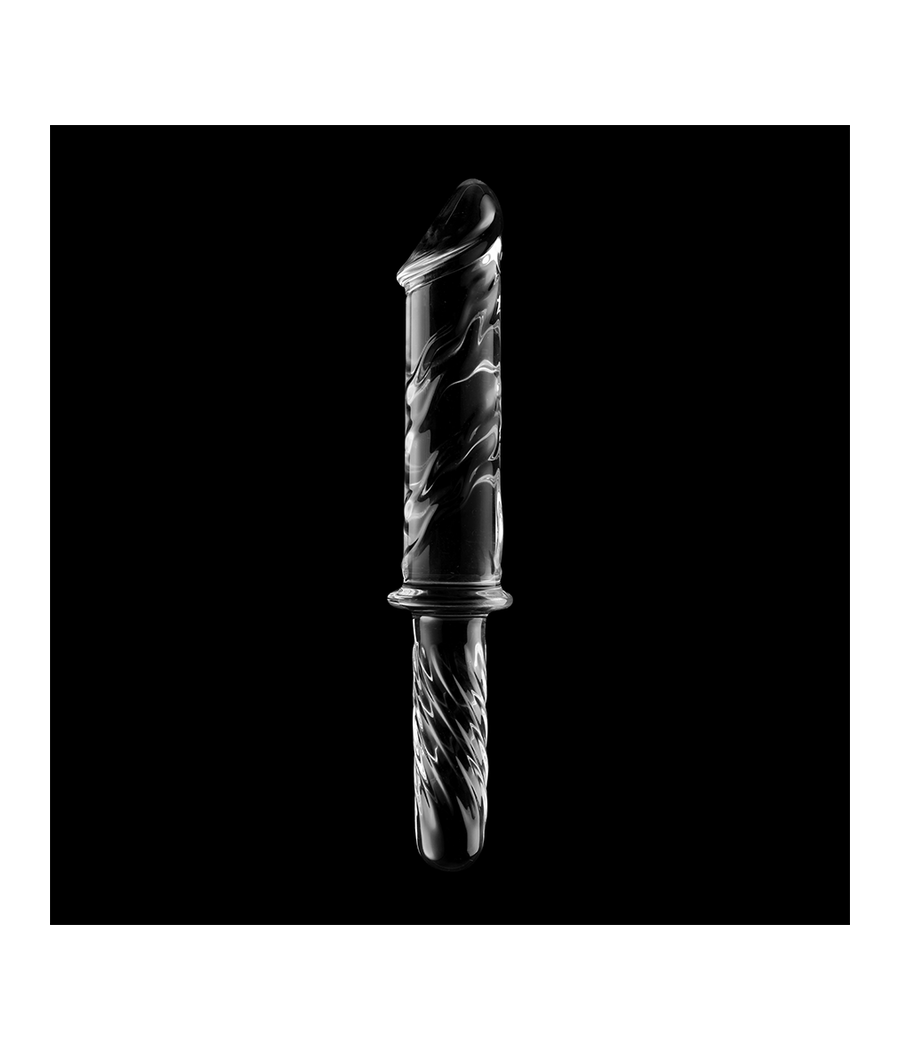 NEBULA SERIES BY IBIZA - MODELO 24 DILDO CRISTAL TRANSPARENTE 28.5 CM -O- 5 CM