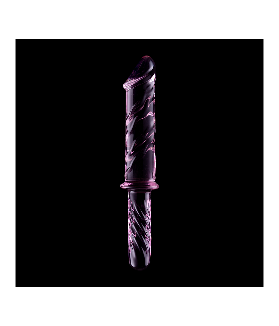 NEBULA SERIES BY IBIZA - MODÈLE 24 GODE EN VERRE BOROSILICATE ROSE 28.5 CM -O- 5 CM