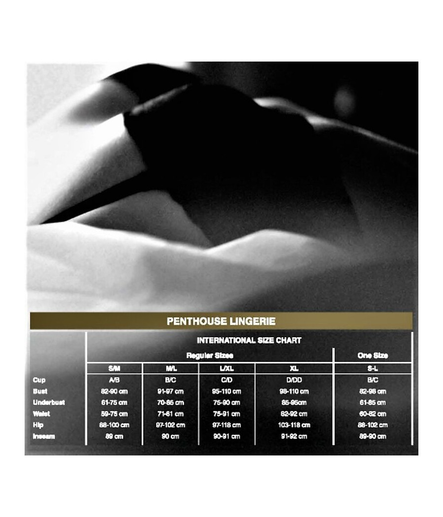 PENTHOUSE - CATCH ME PANTIES SCHWARZ S/M