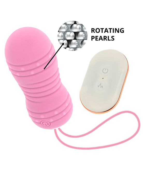 OHMAMA - UOVO TELECOMANDO 7 MODALITÀ ROTAZIONE ROSA