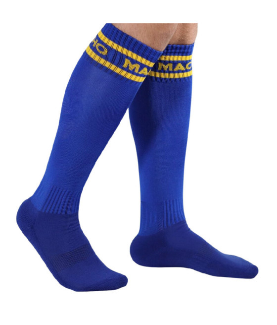 MACHO - LONG SOCKS ONE SIZE BLUE
