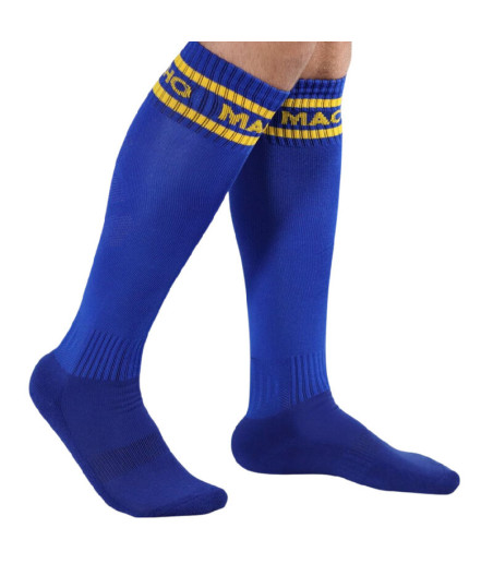 MACHO - LANGE SOCKEN, EINE GRÖSSE, BLAU