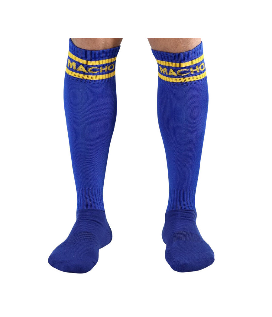 MACHO - LANGE SOCKEN, EINE GRÖSSE, BLAU