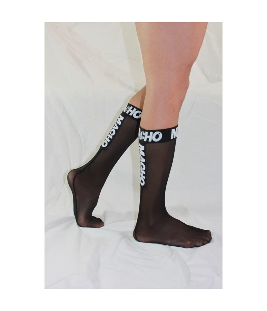MACHO - THIN SOCKS ONE SIZE BLACK