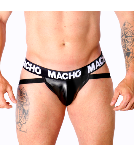 MACHO - MX25NC JOCK CUIR NOIR S