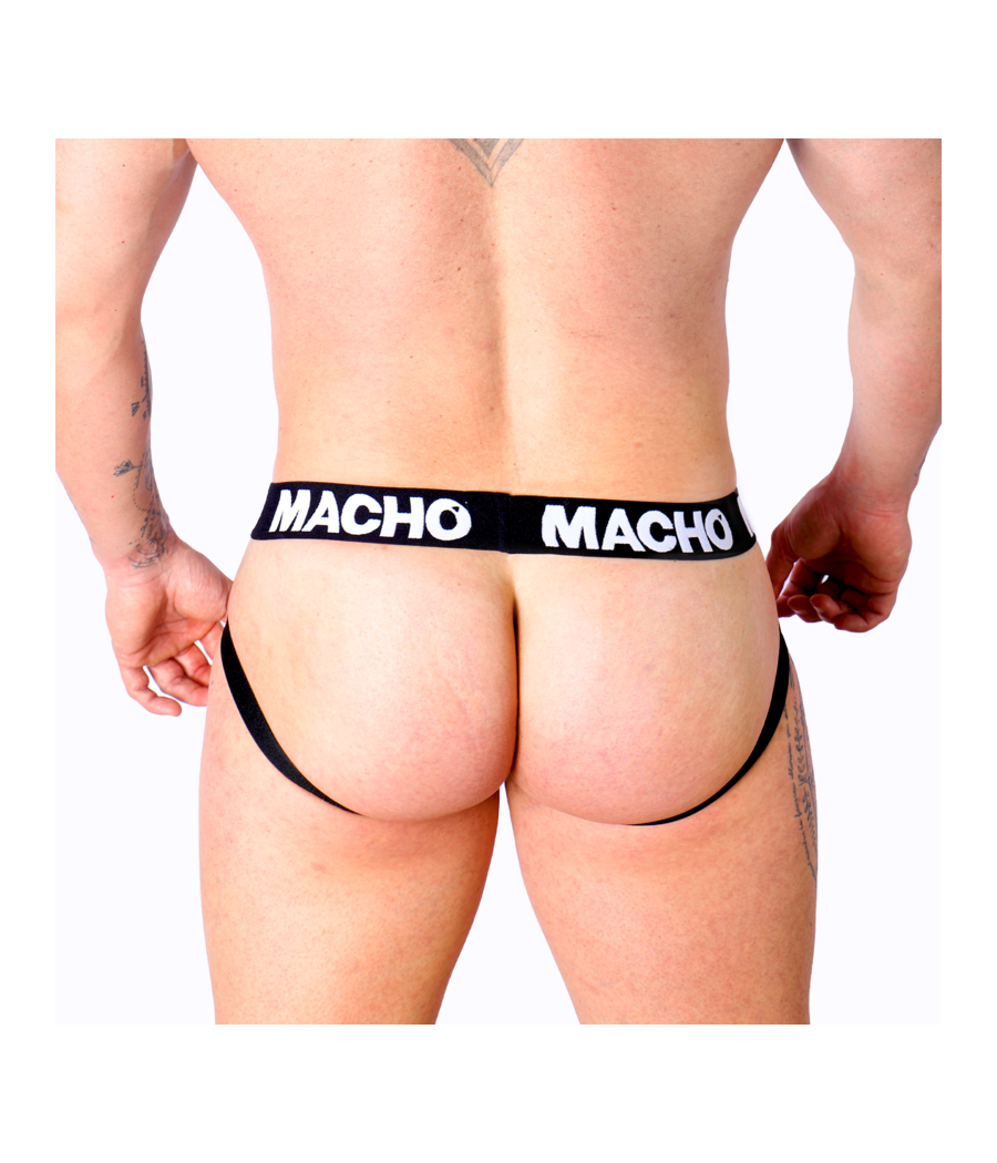 MACHO - MX25NC JOCK SCHWARZES LEDER M