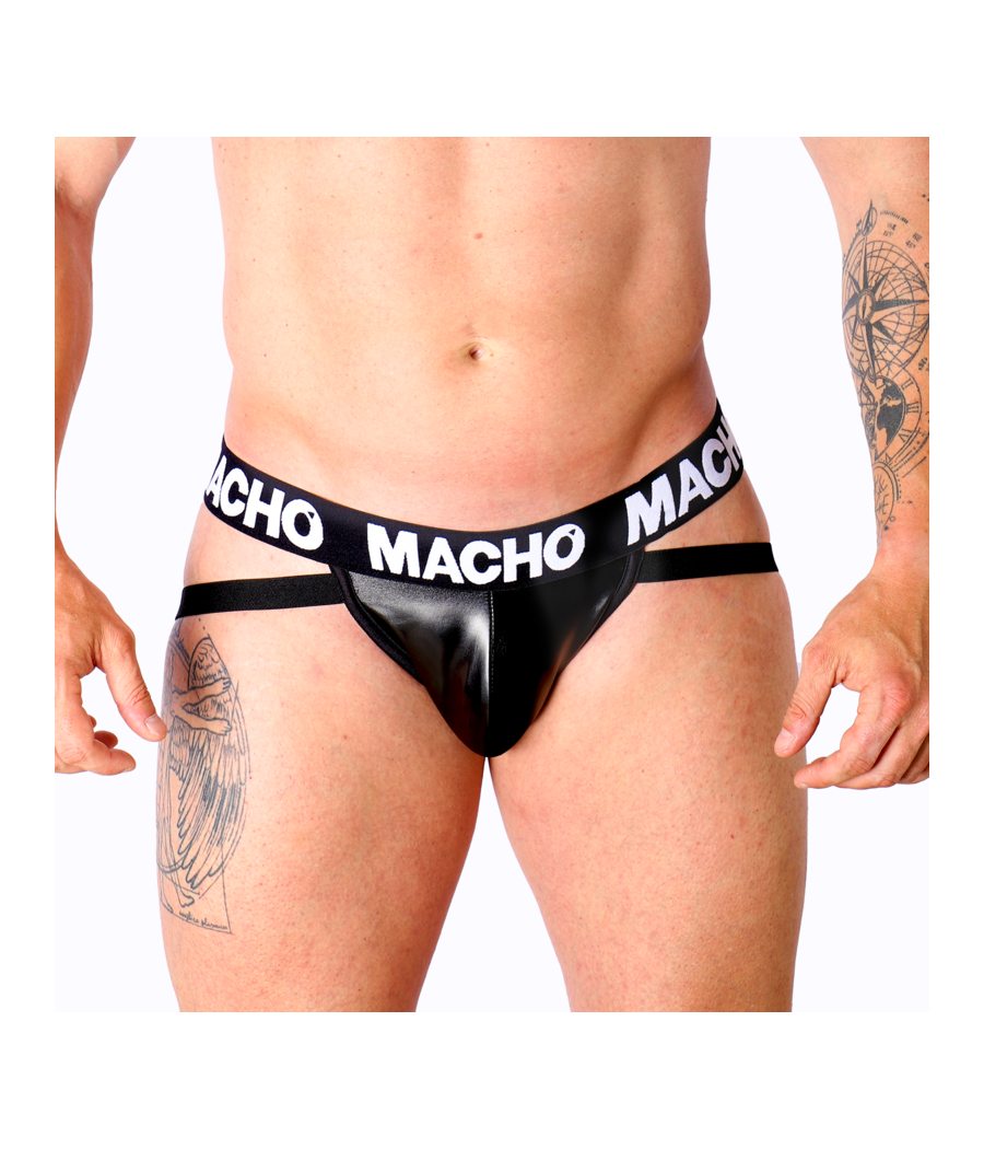 MACHO - MX25NC JOCK CUIR NOIR L