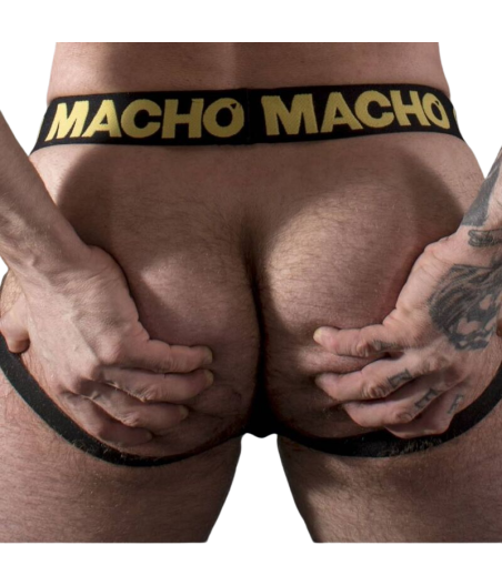 MACHO - MX25AC JOCK CUERO AMARILLO L