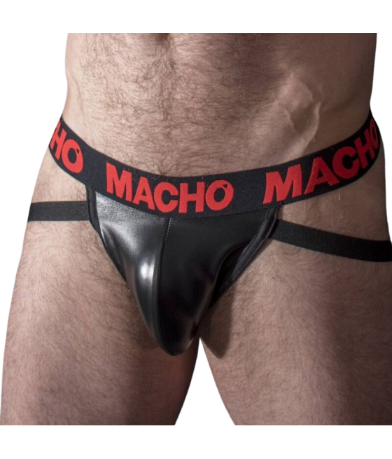 MACHO - MX25RC JOCK ROSSO PELLE L
