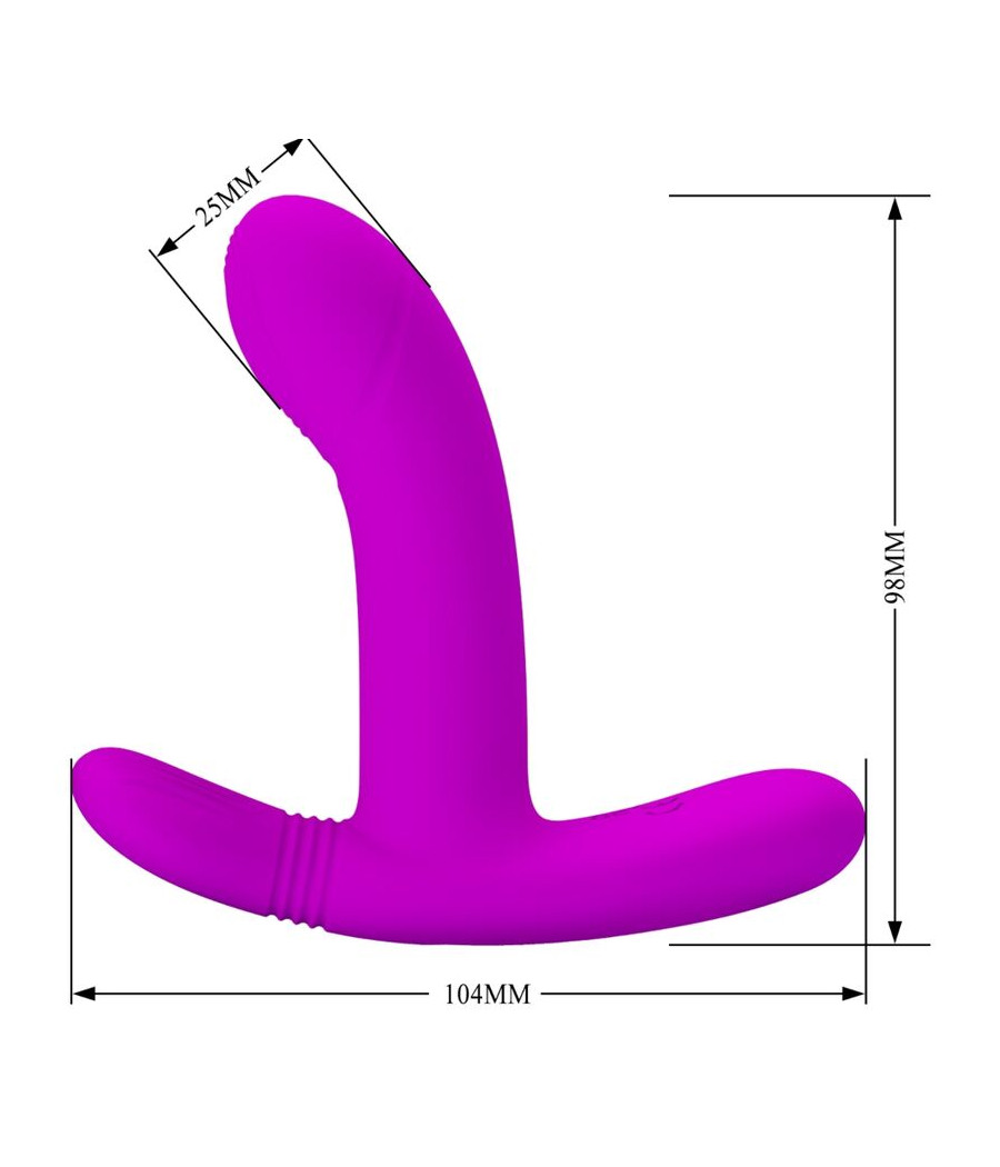 PRETTY LOVE - GERI CLITORIS MASSAGER PINK REMOTE CONTROL