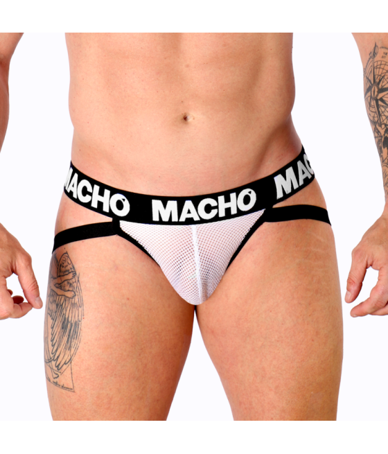 MACHO - MX26X1 JOCK GRID BIANCO M