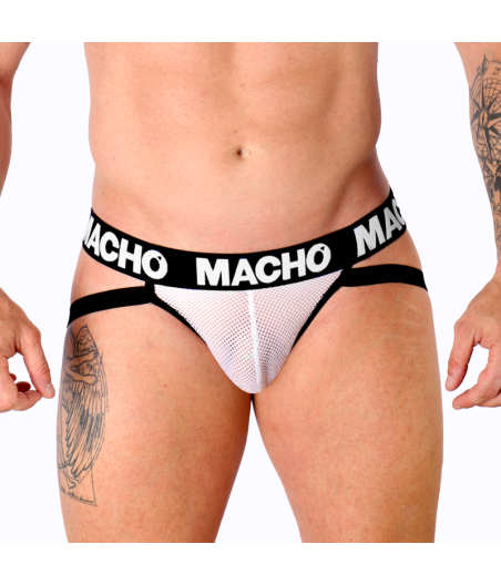 MACHO - MX26X1 JOCK GRID WEISS XL
