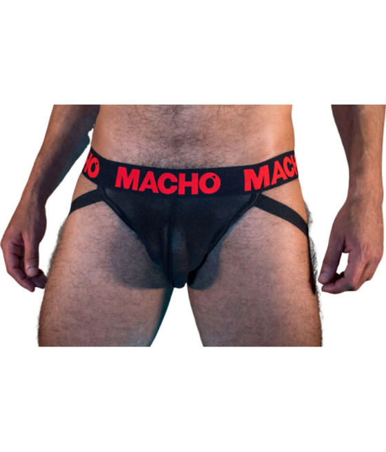 MACHO - MX26X2 JOCK NERO/ROSSO M