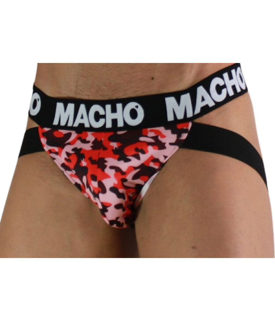 MACHO - MX28MR JOCK MILITAIRE ROUGE XL