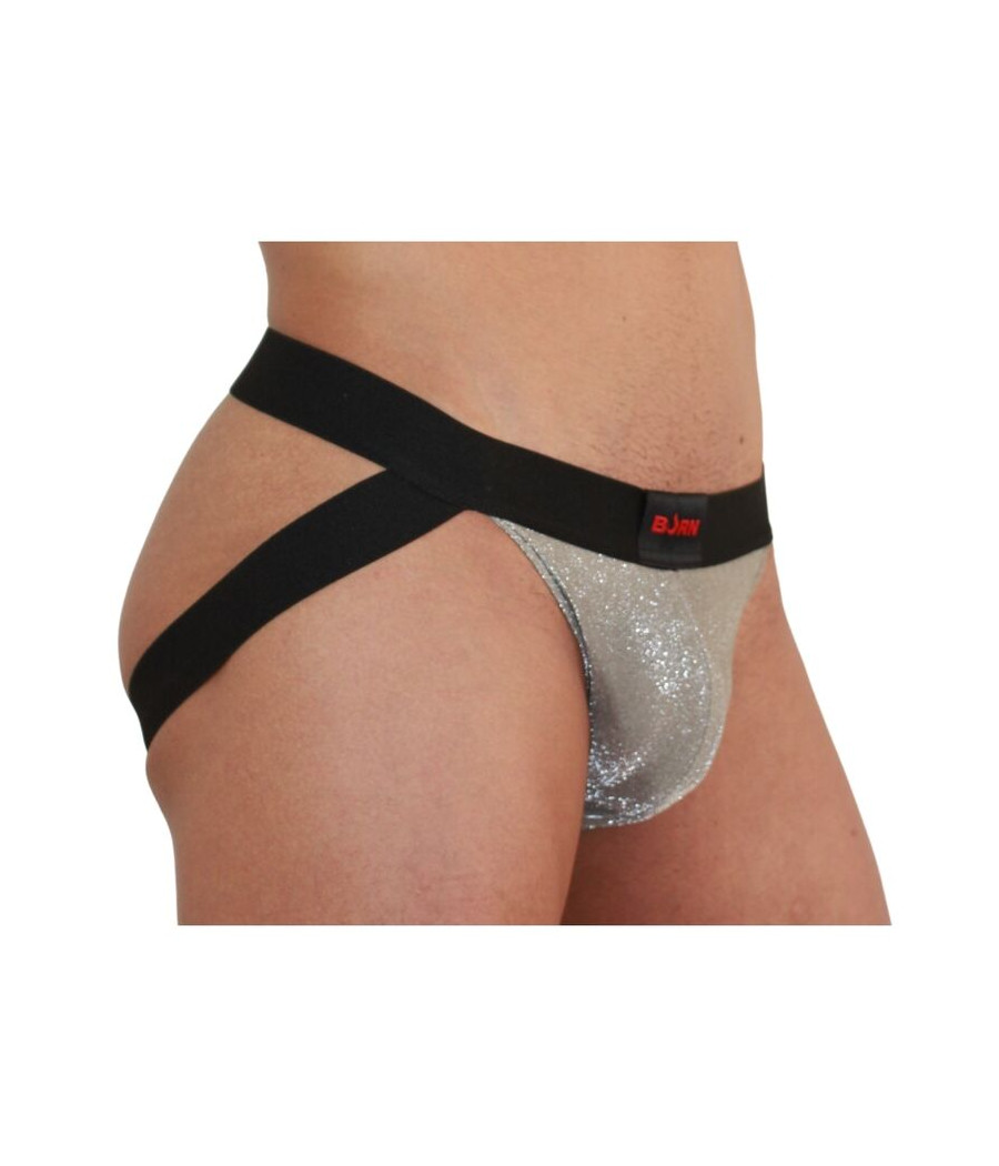 BURN - 001 JOCK GLÄNZEND BEIGE / SCHWARZ M