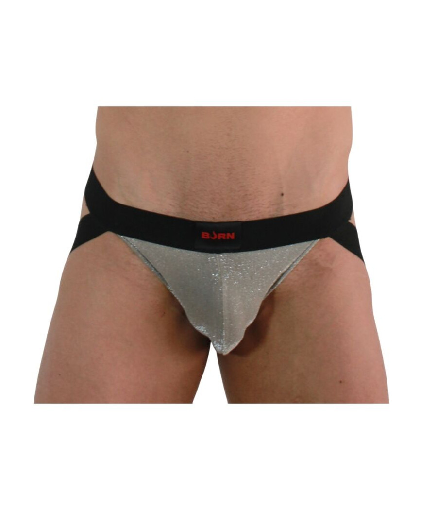 BURN - 001 JOCK BRILLANTE BEIGE / NEGRO L