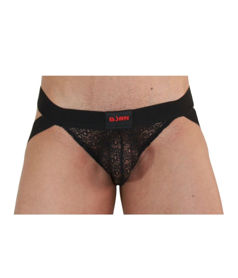 BURN - 005 JOCK LENCERO NEGRO S