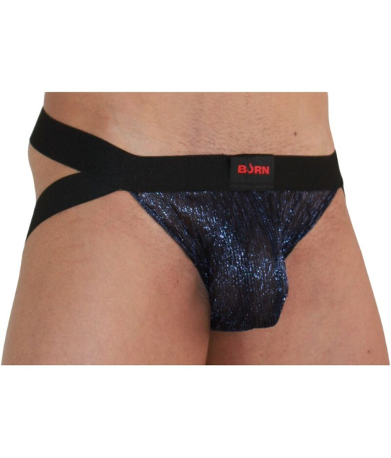 BURN - 006 JOCK GLÄNZEND BLAU / SCHWARZ M