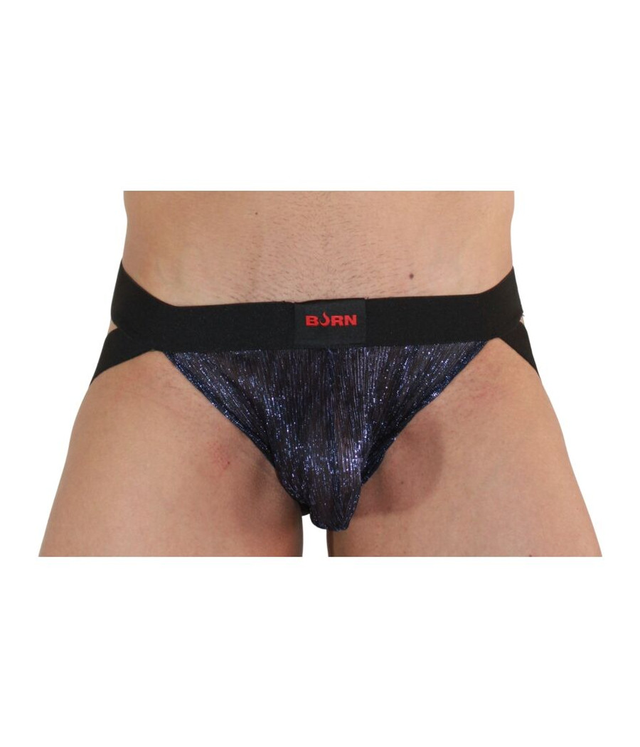 BURN - 006 JOCK BLU LUCIDO / NERO L