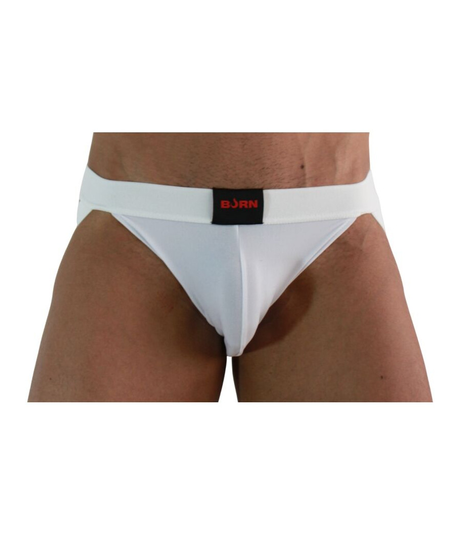 BURN - 007 JOCK LYCRA BRANCO XL