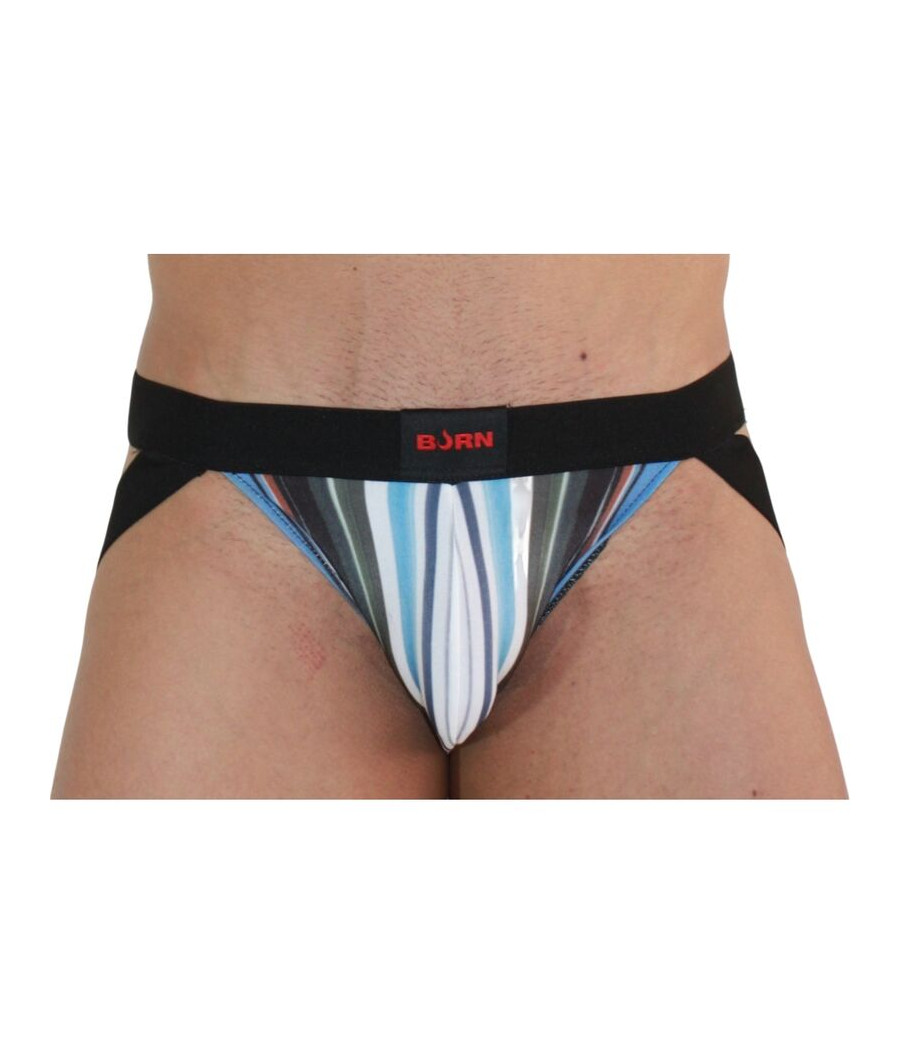BURN - 009 JOCK MULTICOLOR / BLACK XL