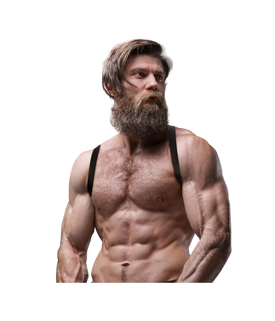 FETISH SUBMISSIVE ATTITUDE - MENS ECO-LEATHER BACK HARNESS